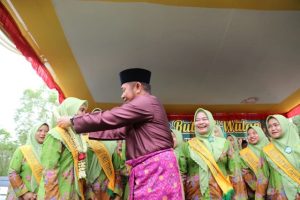 Pengajian Rutin PAC Muslimat NU Sekaligus Peringatan Isra' Miraj Nabi Muhammad SAW 1445 H di Kecamatan Buay Madang Timur