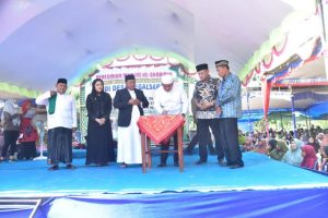 Peresmian Pembangunan Masjid Al Shobirin Desa Tegal Sari OKU Timur