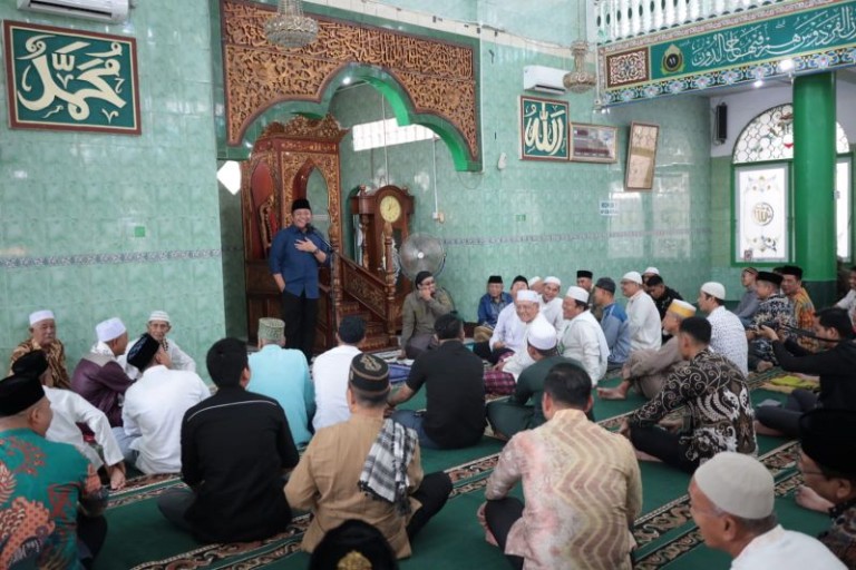 Diawal Bulan Ramadhan 1444 Hijriah, HD Safari Jumat di Masjid Nurul Iman Kelurahan 9/10 Palembang