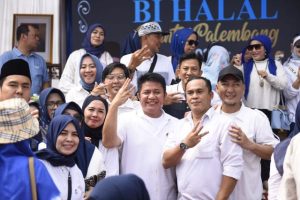 Gelar Senam Sekaligus Halal Bihalal Bersama Alumni Smanta Palembang di Hari Ketiga Lebaran
