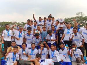 Lahat Champion Football Poprpov, Tumbangkan Tim Sepak Bola Muba