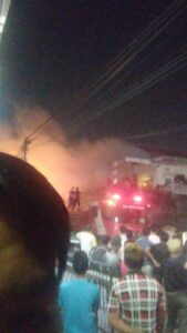 Diduga Akibat Arus Pendek Listrik, Satu Rumah di Jalan Kemas Rindo Terbakar