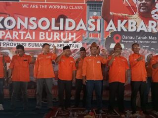 Targetkan Tiga Kursi DPRD Sumsel, Partai Buruh Gelar Konsolidasi Akbar