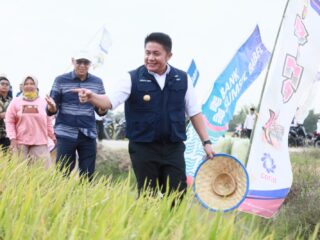 Gubernur Sumsel Serahkan Bantuan Pertanian dari Pemkab OKU Timur untuk Semangati Petani