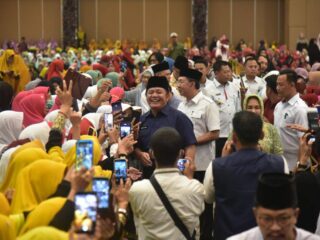 Peringatan Maulid Nabi Bersama Ribuan Majelis Taklim Al Basyar Se Kota Palembang
