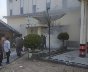 Gedung DPRD OKU Selatan Nyaris Dilalap Si Jago Merah