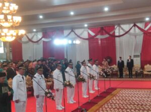 Gubernur Herman Deru Resmi Lantik Tujuh Penjabat Kepala Daerah di Sumsel