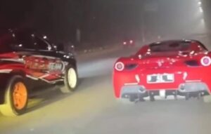 Gegara Kebut-kebutan, Mobil Ferrari Milik Owner Daviena Skincare Diamankan Polisi