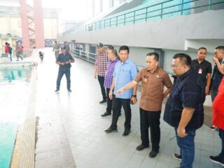 Pj Gubernur Sumsel Agus Fatoni Tinjau Fasilitas Olahraga di JSC Palembang