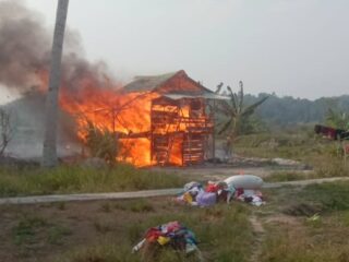Rumah Warga di Sukaraja II Hangus Dilalap Api