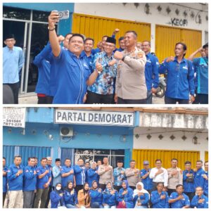 Kapolres Musi Rawas Silaturahmi dengan DPC Partai Demokrat untuk Pemilu 2024 Damai