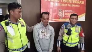 Satlantas Polrestabes Palembang Tangkap Pelaku Penipuan Yang Teriaki Jambret, Modusnya Bantu Pengobatan