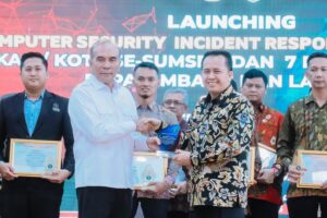 Kepala BSSN Beri Apresiasi Sumsel Pertama Kali Launching Serentak CSIRT Provinsi, Kabupaten/Kota dan Perguruam Tinggi