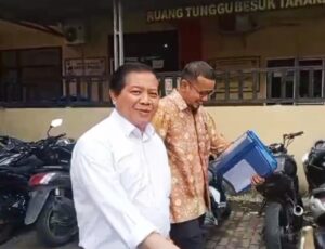 Penyidik Bareskrim Mabes Polri Periksa Komisaris Utama Bank Sumsel Babel di Pidsus Satreskrim Polrestabes Palembang