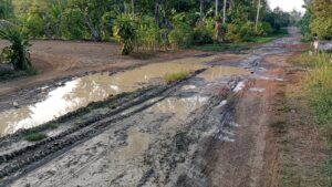 Jalan Desa Leban Jaya Terbengkalai, Terakhir Diperbaiki Tahun 1995