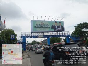 Billboard Capres AMIN Bertebaran di Palembang