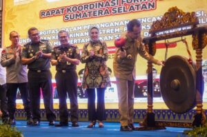 RA Anita Ikuti Rakor Forkopimda se-Sumatera Selatan