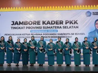 Pj Ketua TP PKK Sumsel Tyas Fatoni Kukuhkan Ketua Pembina Posyandu Kabupaten/Kota se-Sumsel