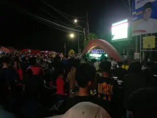 Antusiasme Meriah Nobar Babak Semifinal Piala Asia U23 di Kabupaten PALI