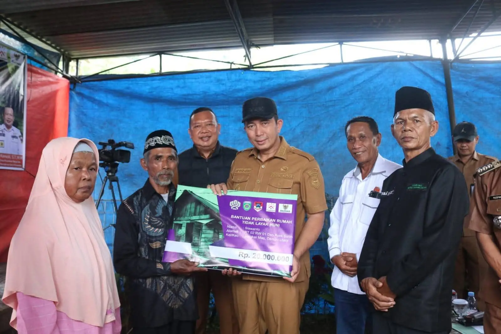 Launching Perbaikan Rumah Tak Layak Huni, Walikota Ingin Kualitas Hidup Masyarakat Meningkat