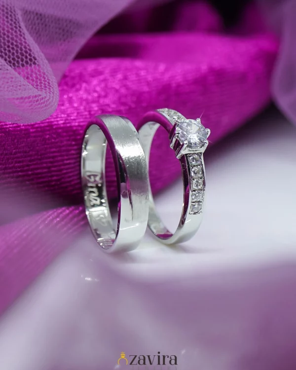 DSC05422 Cincin Kawin Couple AJ-38 & AJ-92 Silver 925