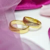 Cincin Kawin Lapis Emas Kuning ZV25-19 (Pria) & ZV25-20 (Wanita)