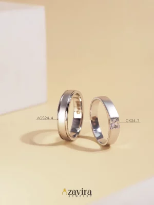 Cincin Kawin AGS24-4 & OK24-7 — Elegan, Simpel, dan Serius